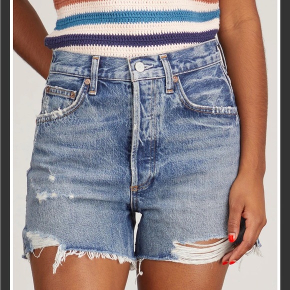 AGOLDE Dee Vintage High Rise Shorts - Picture 2 of 5